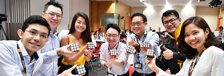 Certis Sets Singapore Record for “Largest Rubik’s Cube Training Workshop