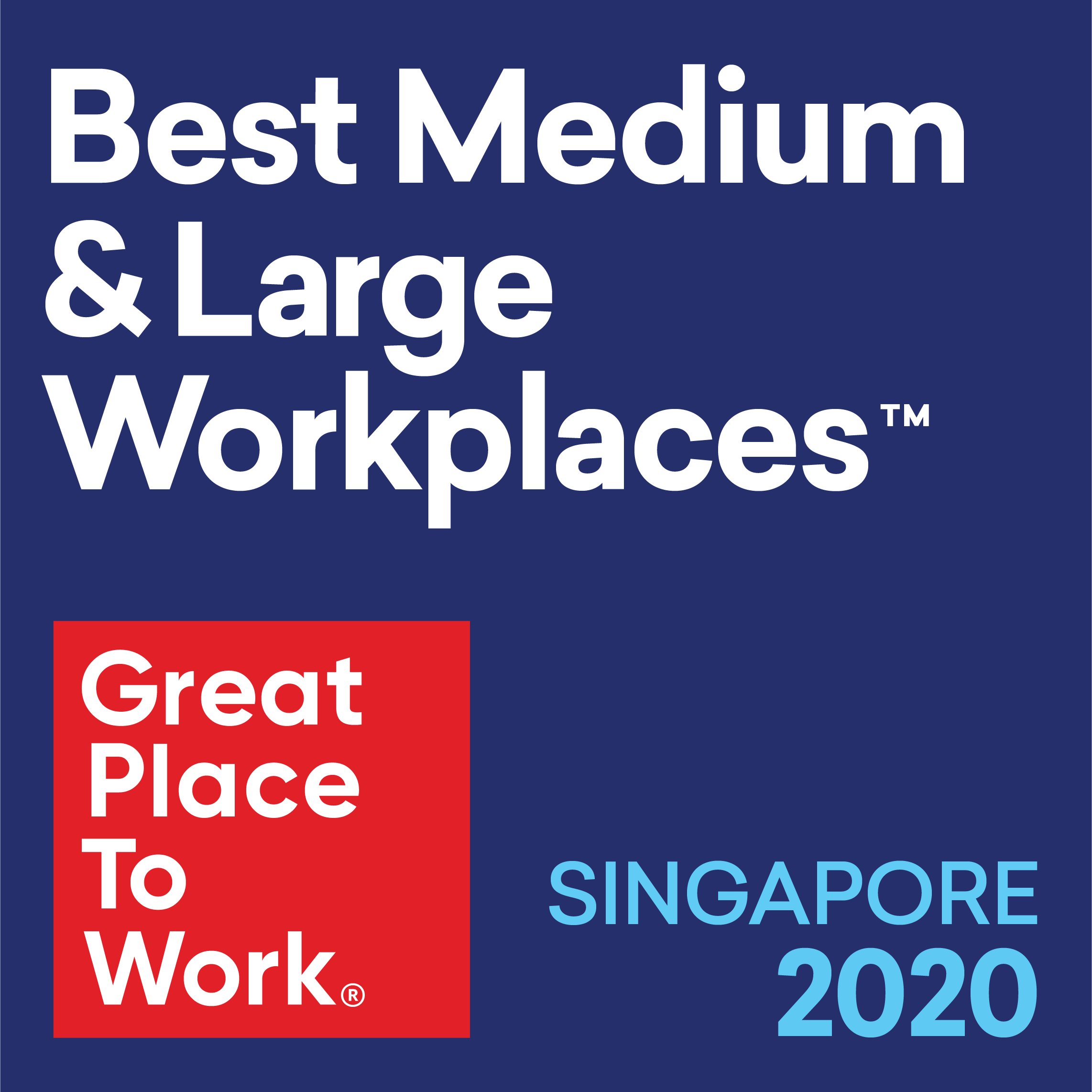 Singapore Best Workplaces™ 2020