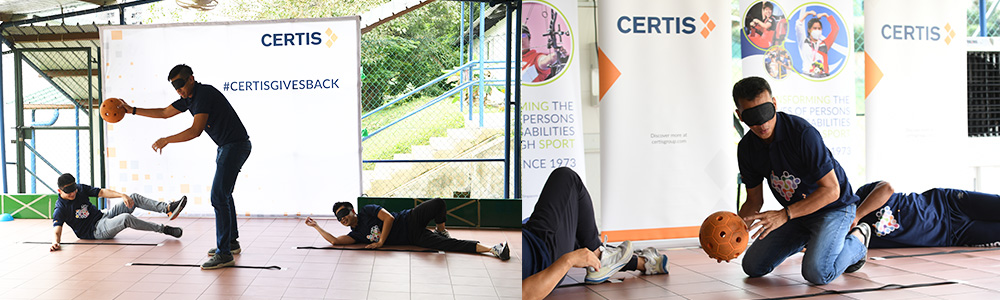 Certis pushes development of new National Goalball Youth Team in renewed partnership with Singapore Disability Sports Council 
