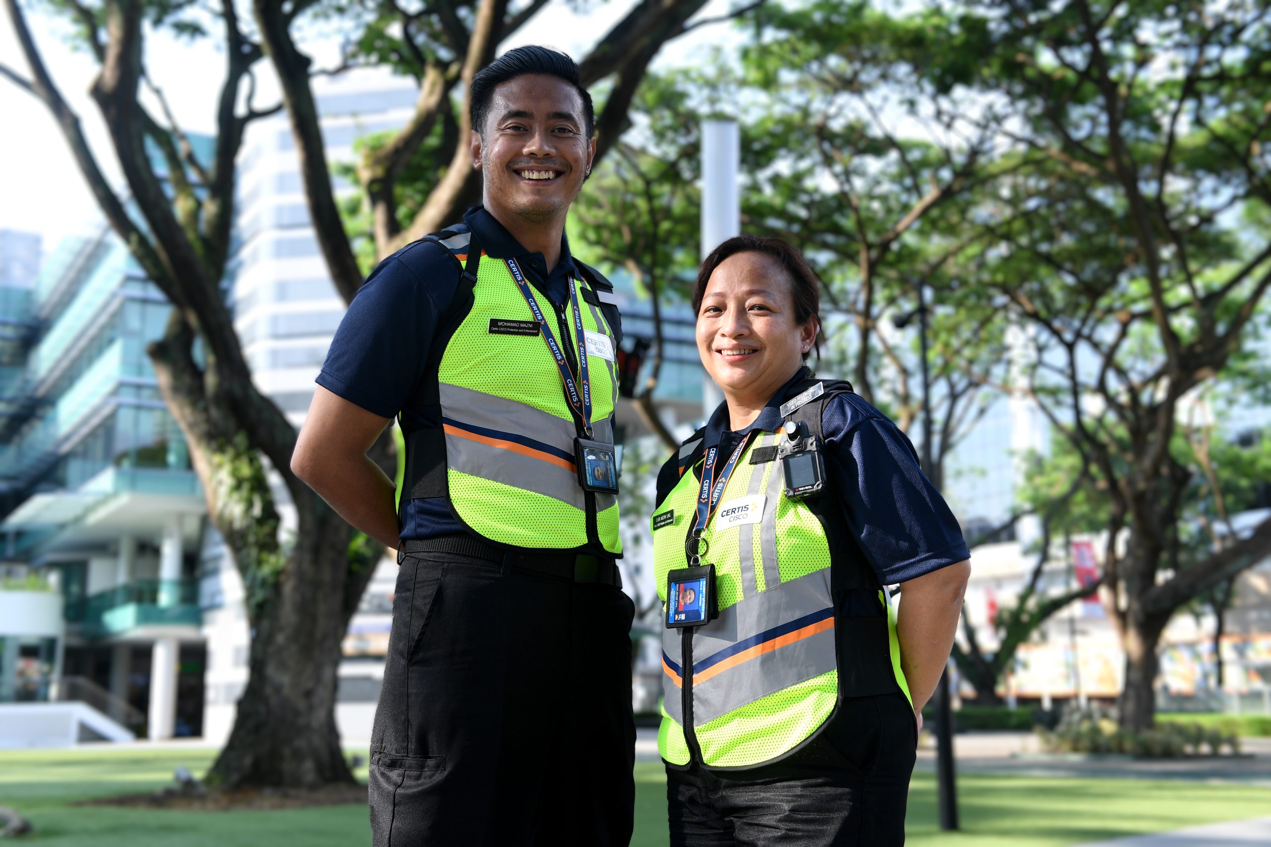 Certis security guards