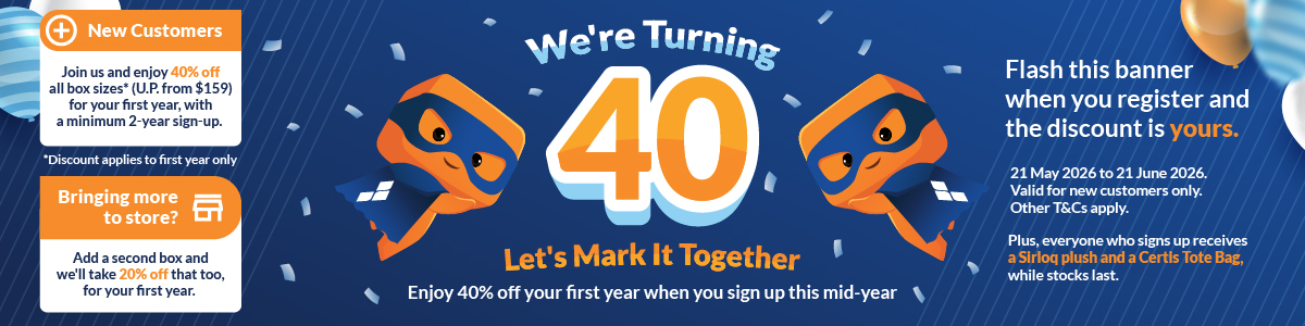 Certis Safe Deposit Box Birthday and Mid Year Promo Banner