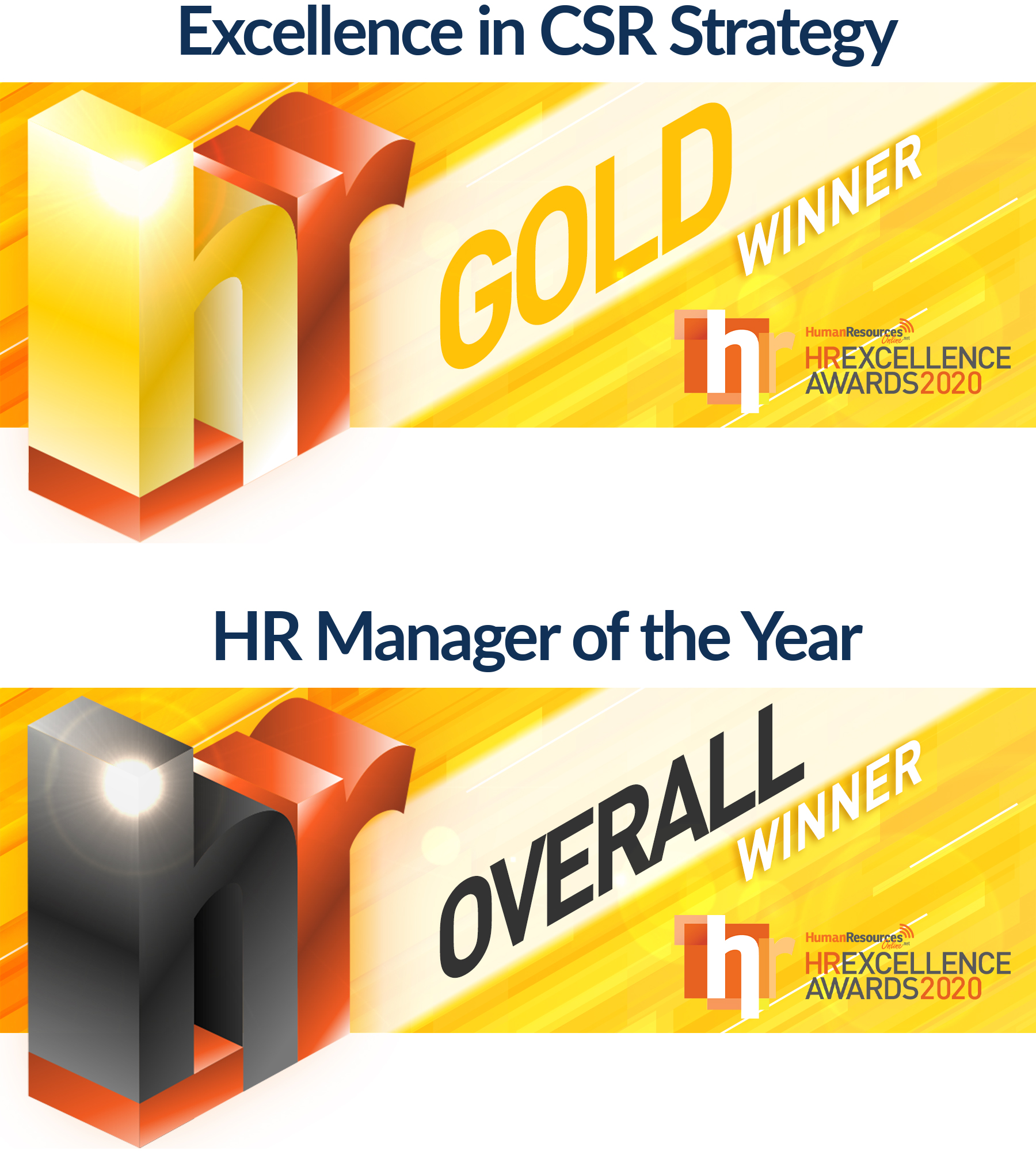 HR Excellence Awards - Excellence in CSR Strategy & HR Manager of the Year